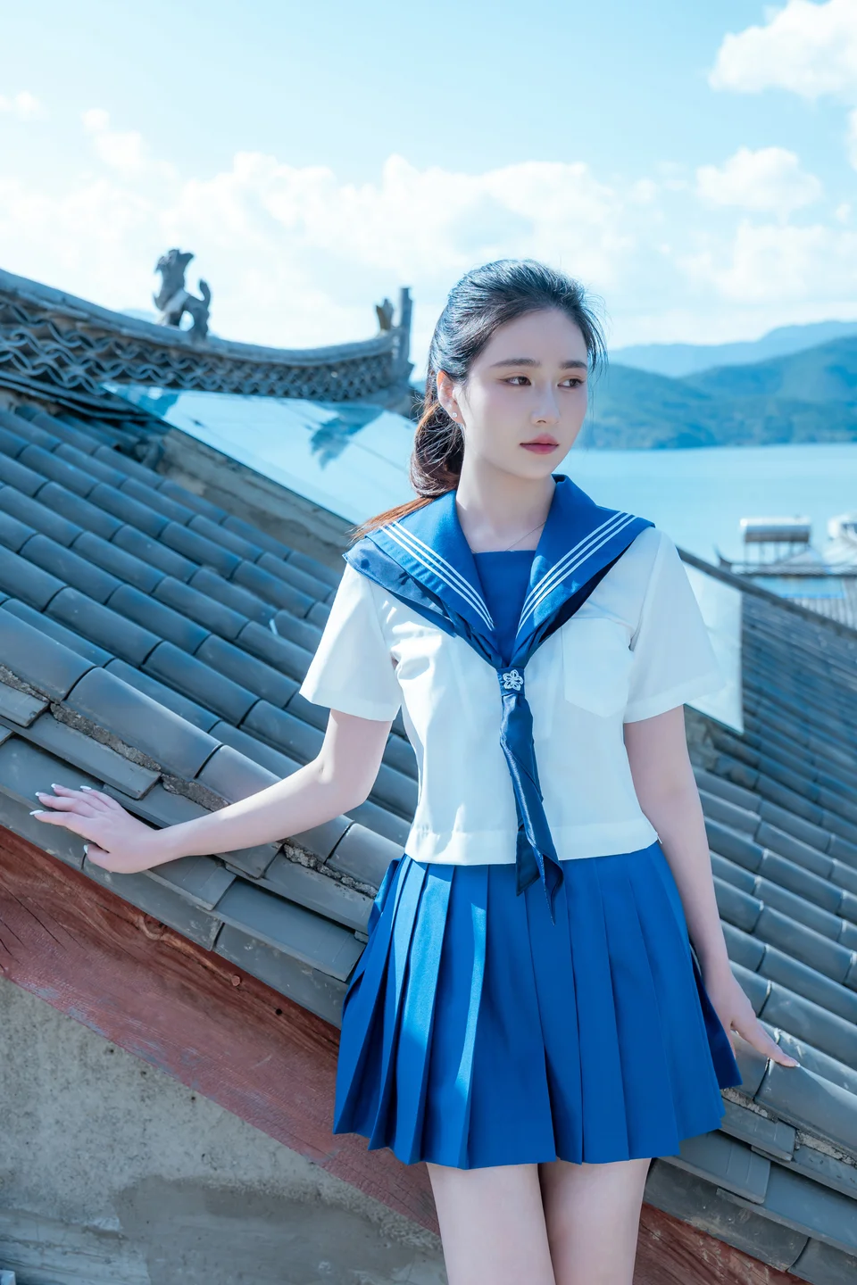 年年 - 泡沫之夏JK [78P-385MB] tg@simisebaisi 【丝足阁】027.webp